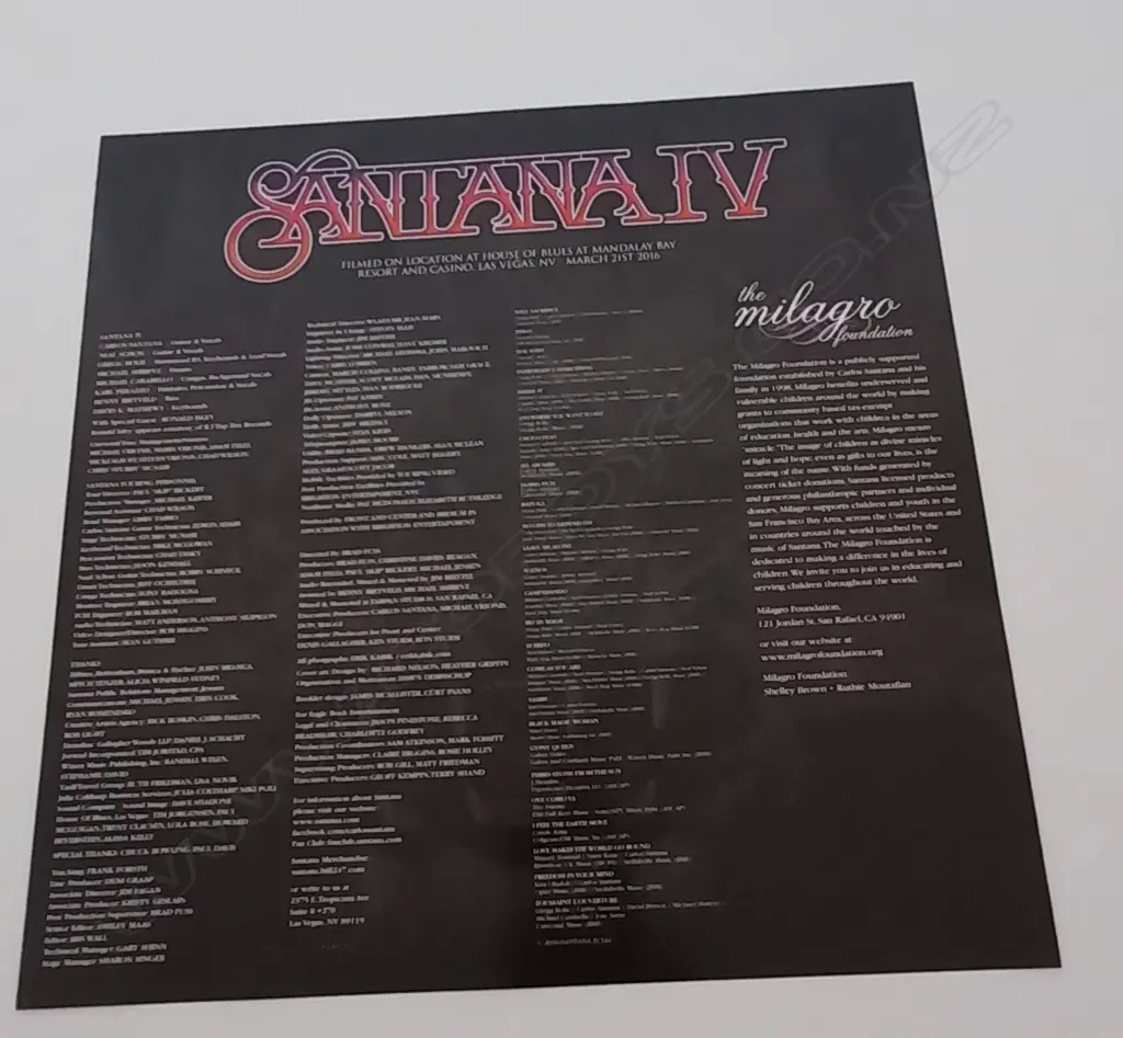 Santana, Santana IV Live At The House Of Blues Las Vegas, (Triple Album) Image 1++